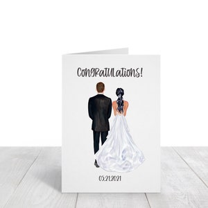 Cartão de casamento, Cartão de casamento personalizado, Cartão de casamento personalizado, Cartão para noiva e noivo, Cartão para impressão, Digital, Presente de casamento, Presente para noiva
