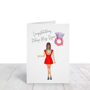 Verlobungskarte, Benutzerdefinierte Verlobung, Brautparty Karte, Benutzerdefinierte Brautparty, Brautparty Geschenk, Verlobungsgeschenk, DIGITAL DOWNLOAD, Druck