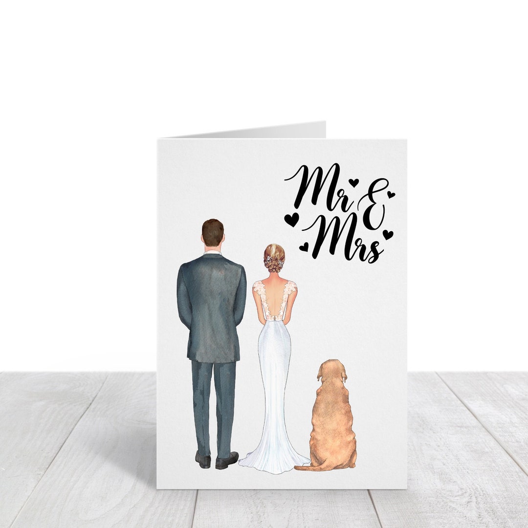 Wedding Card Custom Wedding Card Personalized Wedding Card Etsy