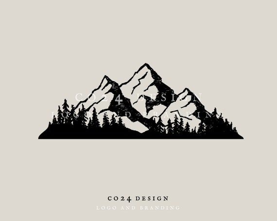 Illustration about Collection mount hill design a illustrator vector of Mountain  Silhouette Cl… | Mountain tattoo simple, Mountain silhouette, Small mountain  tattoo