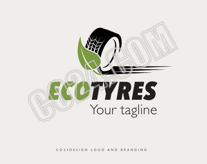 Tyre Repair Store, Recycled Tires Logo, Auto Eco Friendly Tire Logo, Mechanics Logo, Auto Service Logo (eps, svg, jpeg, pdf, png files)