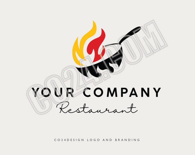 Flaming Wok Logo