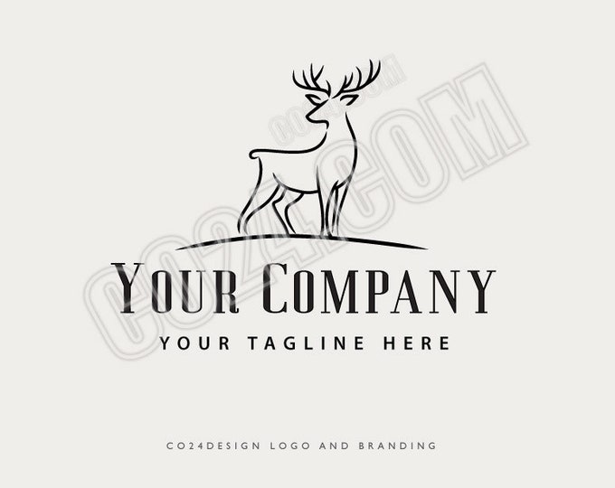 Elegant Deer Logo