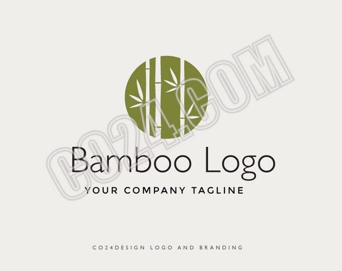 Bamboo logo, Health Retreat Logo, Spa Logo, Hotel Logo, Tropical logo, Luxury Logo, Beauty Logo (eps, svg, jpeg, pdf, png files)
