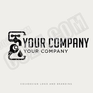 Plumbers Leaking Tap Logo, Plumbing Services Logo, Premade Repair Logo, Home Repair Services Logo (eps, svg, jpeg, pdf, png files)