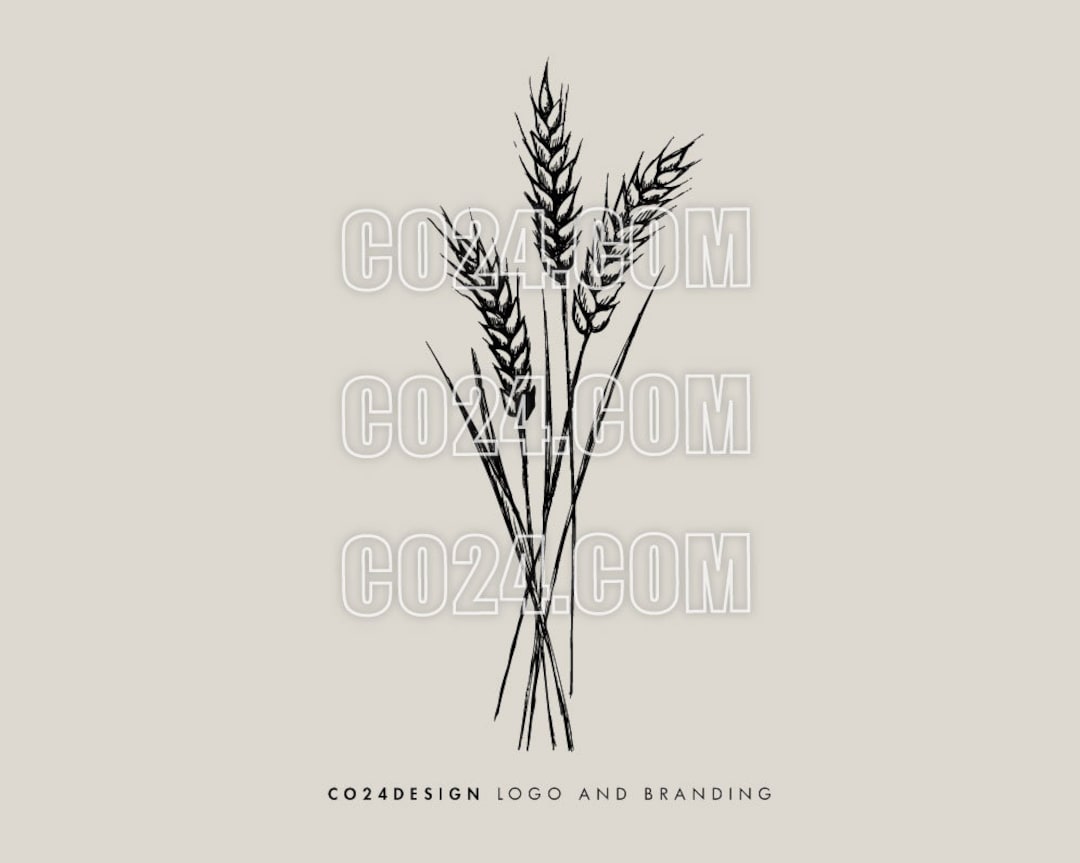 Wheat Sheaf Vintage Style Hand Drawn Illustration, Thanksgiving Drawing,  Harvest Festival Vintage Icon eps, Svg, Jpeg, Pdf, Png Files - Etsy