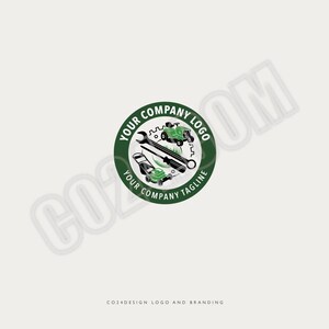 Lawn Equipment Repair Logo: Garden Services Logo (eps, svg, jpeg, pdf, png) image 2