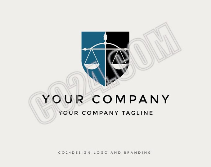 Scales of Justice Logo, Attorney Logo, Lawyers Logo, Law Firm Logo, Notary Logo, Judicial Logo (eps, svg, jpeg, pdf, png files)