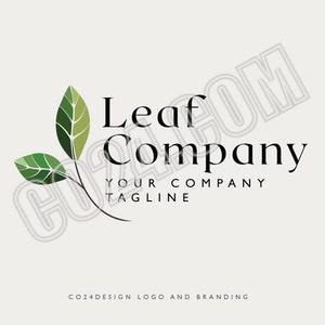 Leaf Logo, Natural products Logo, Beauty Logo, Eco Pre-made Logo Design, Eco Garden Logo, Leafy Logo (eps, svg, jpeg, pdf, png files)
