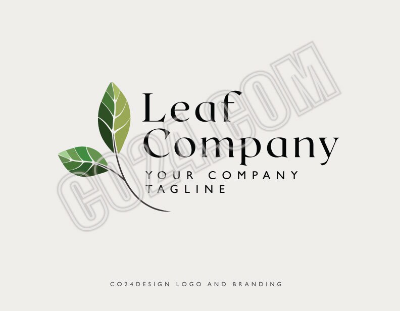 Leaf Logo, Natural products Logo, Beauty Logo, Eco Pre-made Logo Design, Eco Garden Logo, Leafy Logo (eps, svg, jpeg, pdf, png files)