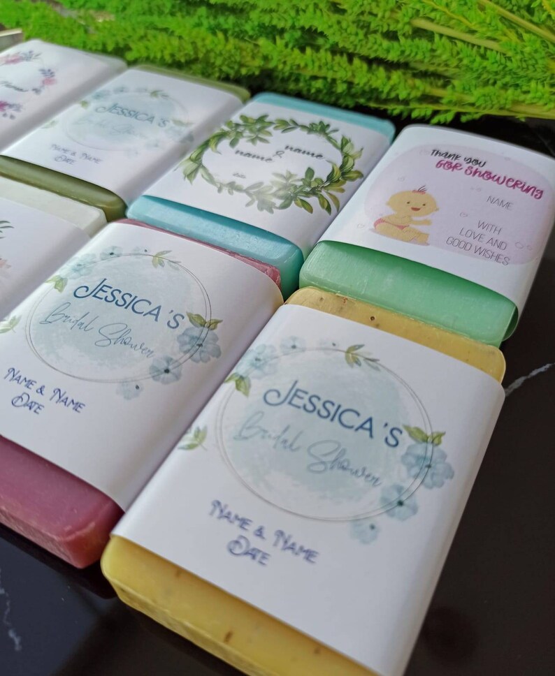 Wedding Soap Favors Guests Soap Gifts Personalized Scented Etsy