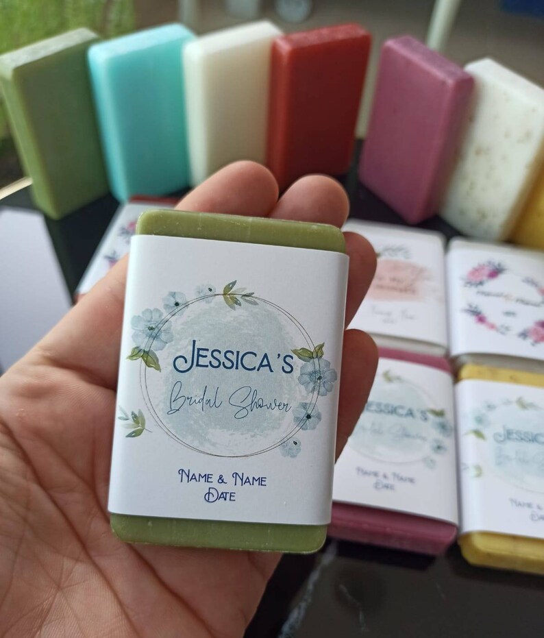 Wedding Soap Favors Guests Soap gifts personalized scented Etsy