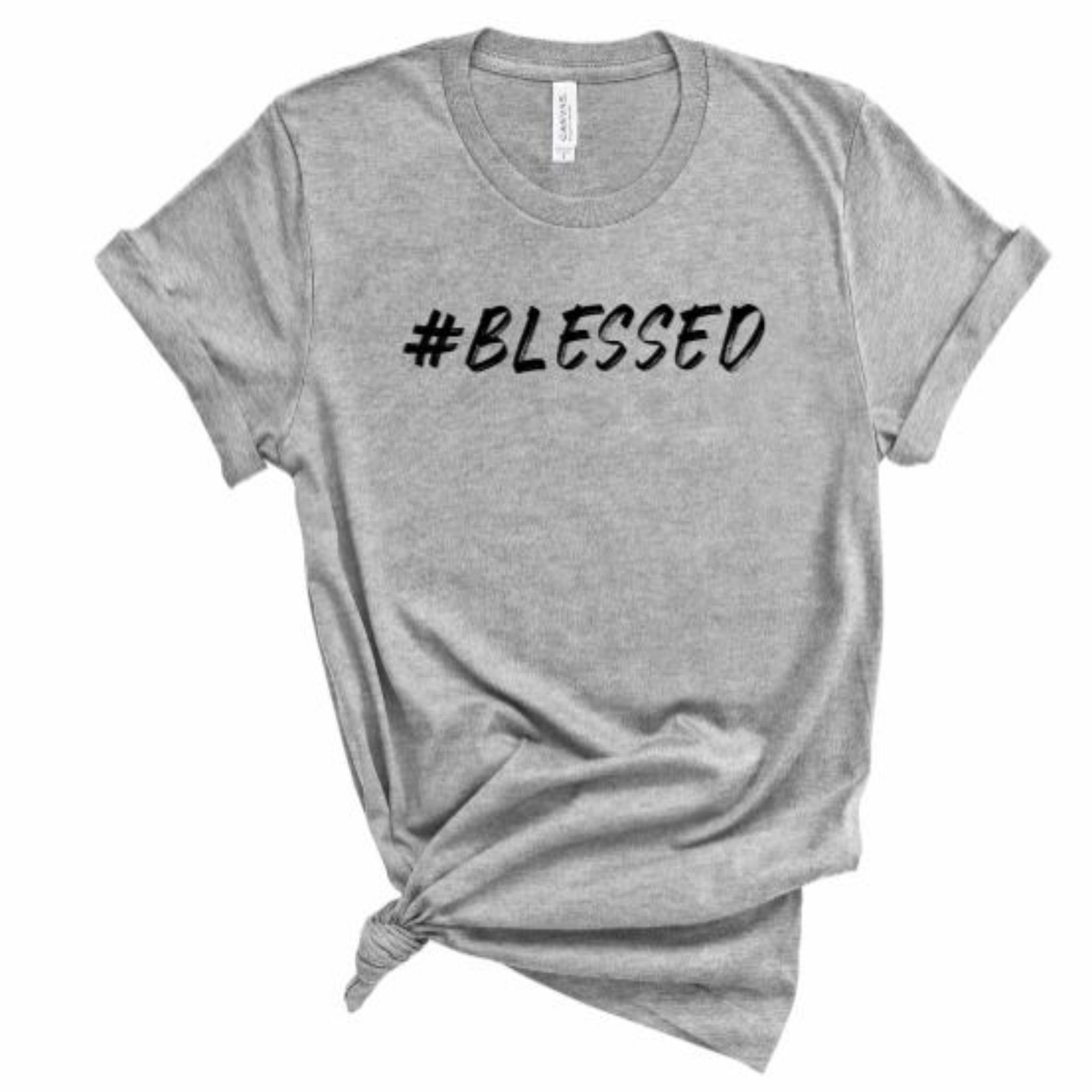 Blessed Unisex Graphic Tshirt Shirts With Sayings Blessed | Etsy