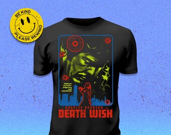Charles Bronson Death Wünschen Deathwish T-Shirt Alle Größen