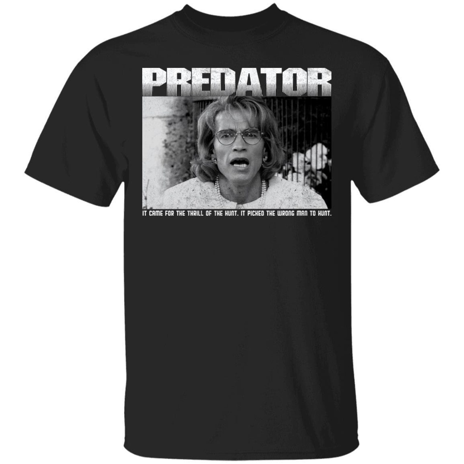 arnold schwarzenegger predator t shirt