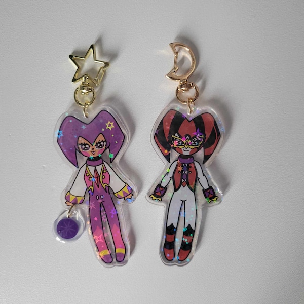 NiGHTS & Reala Charms Keychains