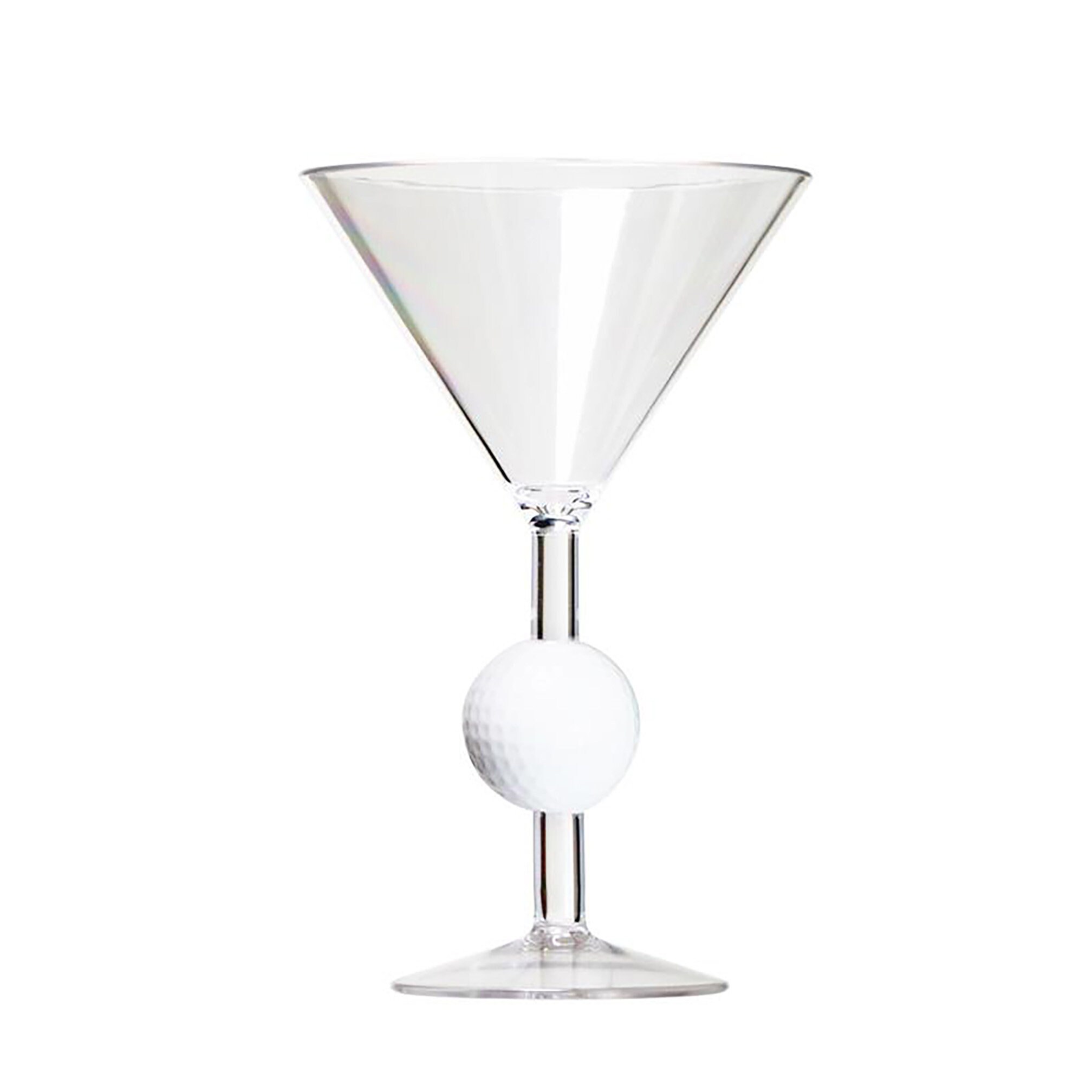 Acrylic Martini Glass with Golf Ball stem Set of 4 or 6 Etsy