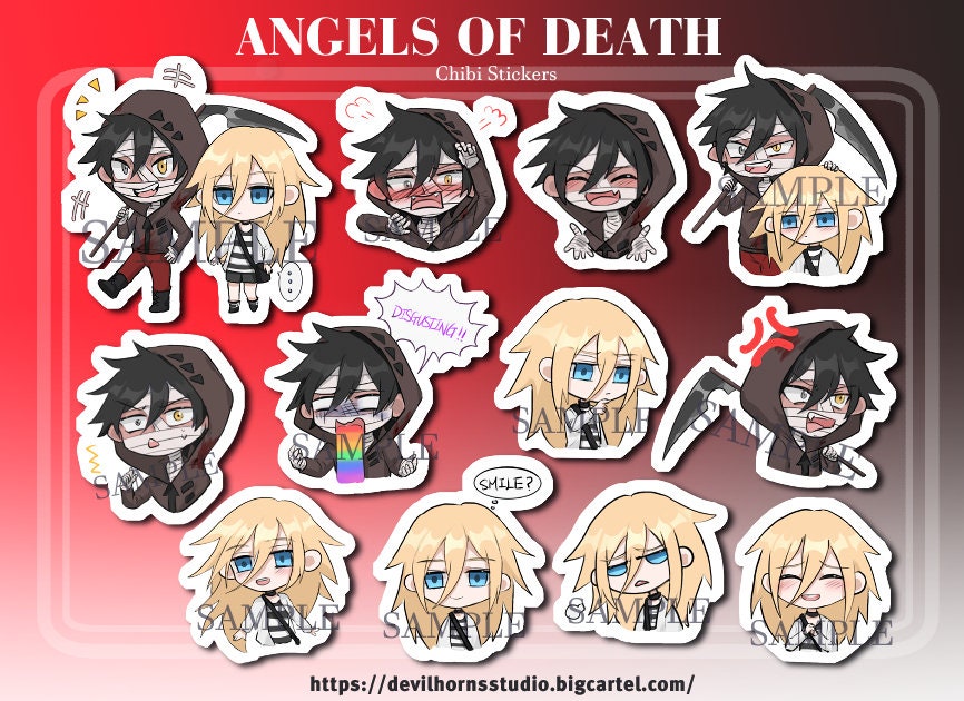 Angels of Death (Satsuriku no Tenshi) Anime Fabric Wall Scroll Poster  (16x23) Inches [A] Angels of Death-1