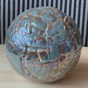 Handmade Ceramic Pottery 4.5" Garden Orbs