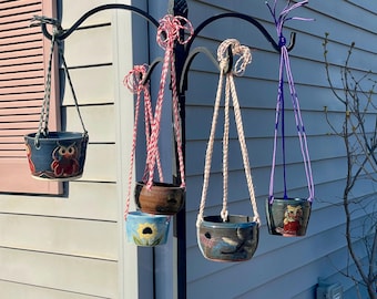 Keramik Hängetöpfe von Grammy's Garden Serie