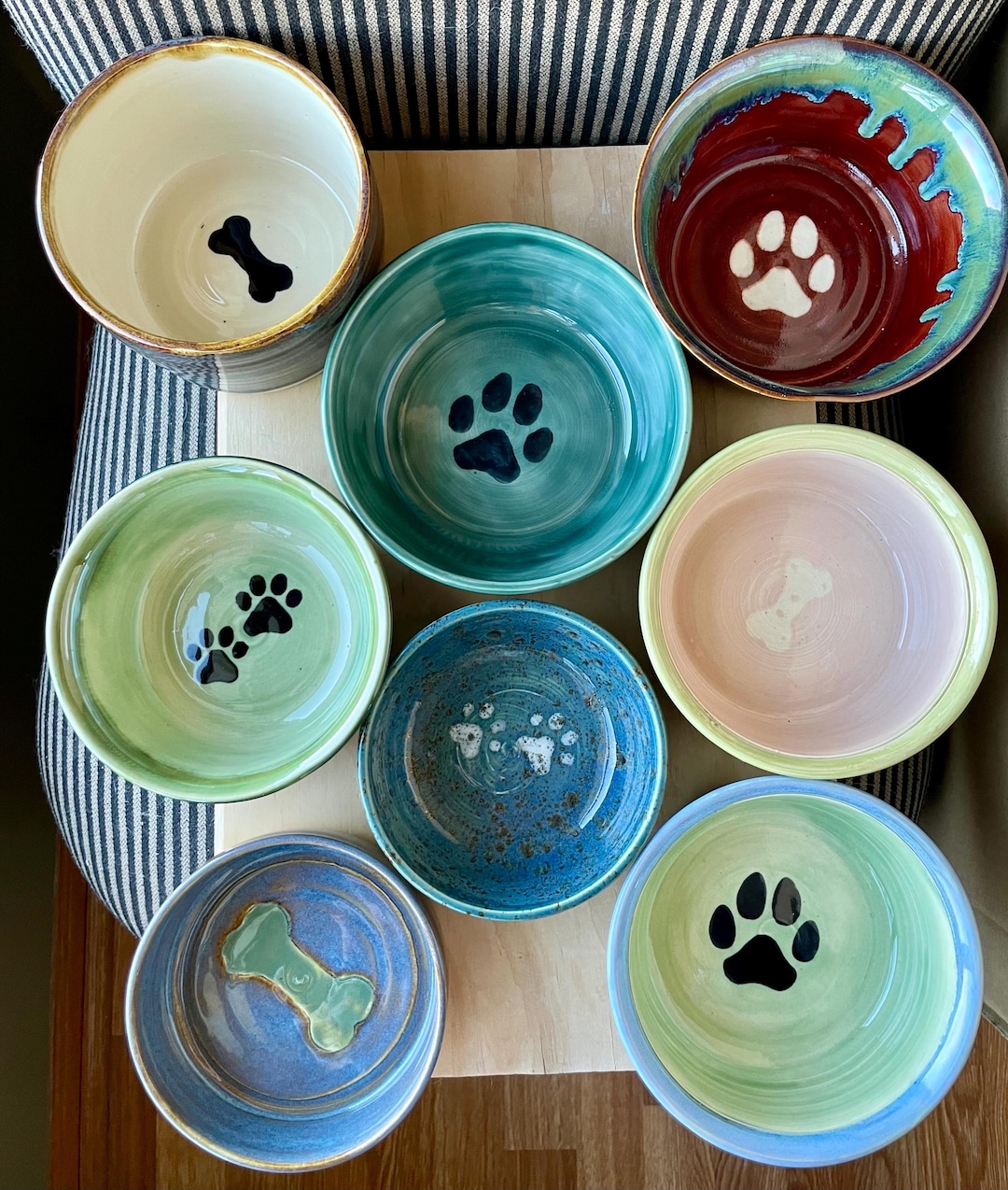 Buy Pet (dog/cat) Food/water Bowl From Grammy's Divine Designs