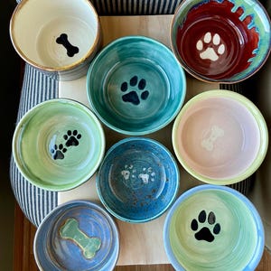 Pet (Dog/Cat) Food/Water Bowl from Grammy&#39;s Divine Designs Country Pet Collection