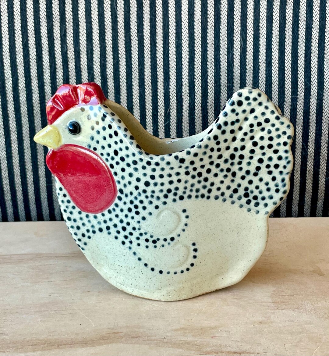 Chicken Ceramic Figurine, Vase, Pencil or Toothbrush Holder From Grammy ...