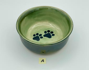 Cuencos de cerámica hechos a mano - Muchos para comida/agua de mascotas