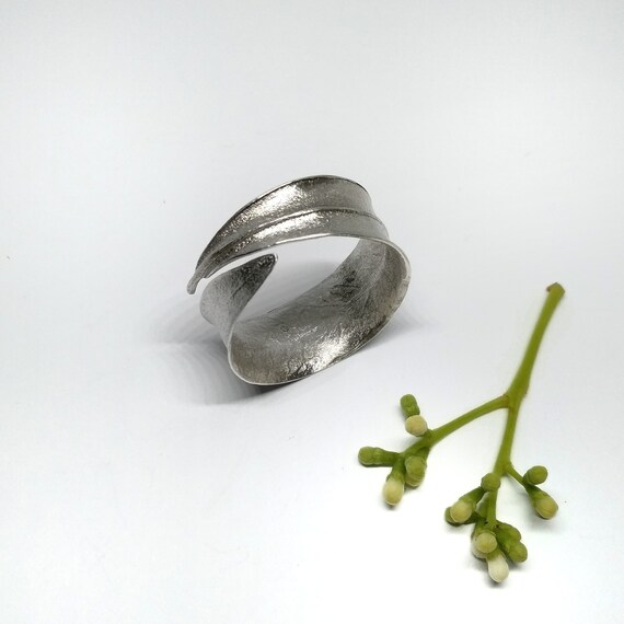Silver Olive Leaf Ring Olive Leaf Silver Ring Olive Etsy