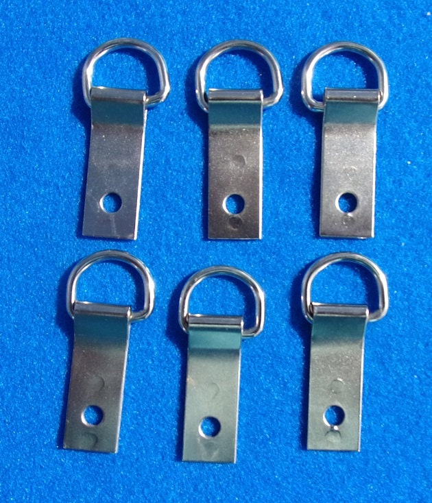 6 Concho Clip and D Rings 5/8' D Ring 1 1/2 Clip, Dee Ring Etsy