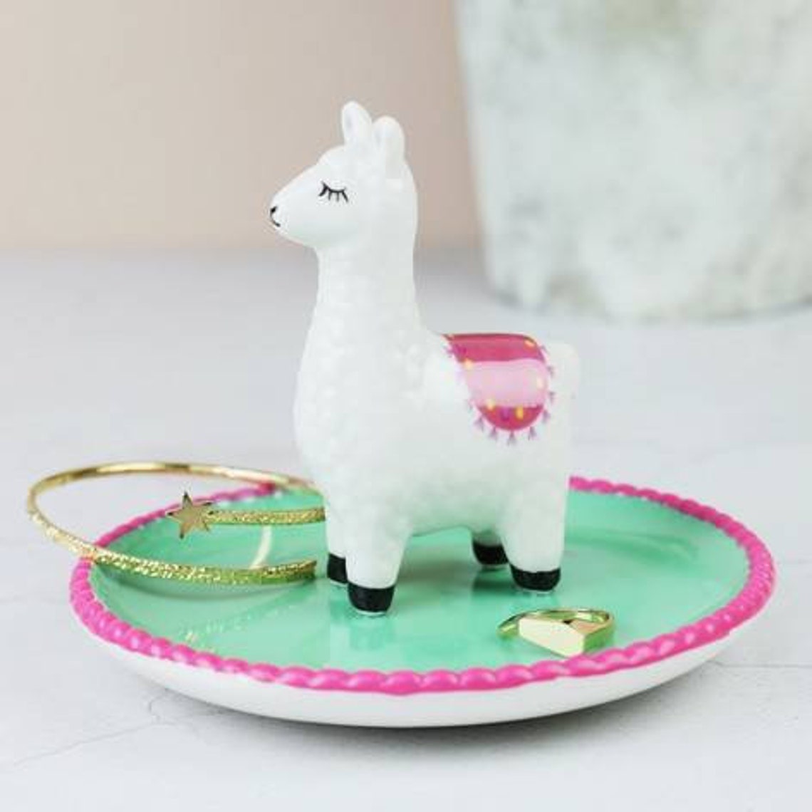 Lama Trinket Ring Schmuck Teller Lagerung Schale Ohrringe | Etsy