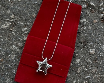 Stainless Steel Star Bubble Balloon Necklace, Unique Jewelry, Waterproof, gift for her, gift idea