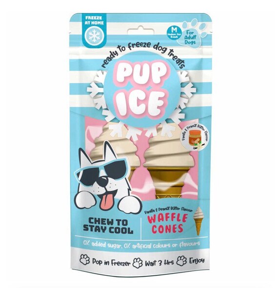 Dog Ice Cream Cone. Dog Ice Ready to Freeze. Dog Treat Lolly Etsy