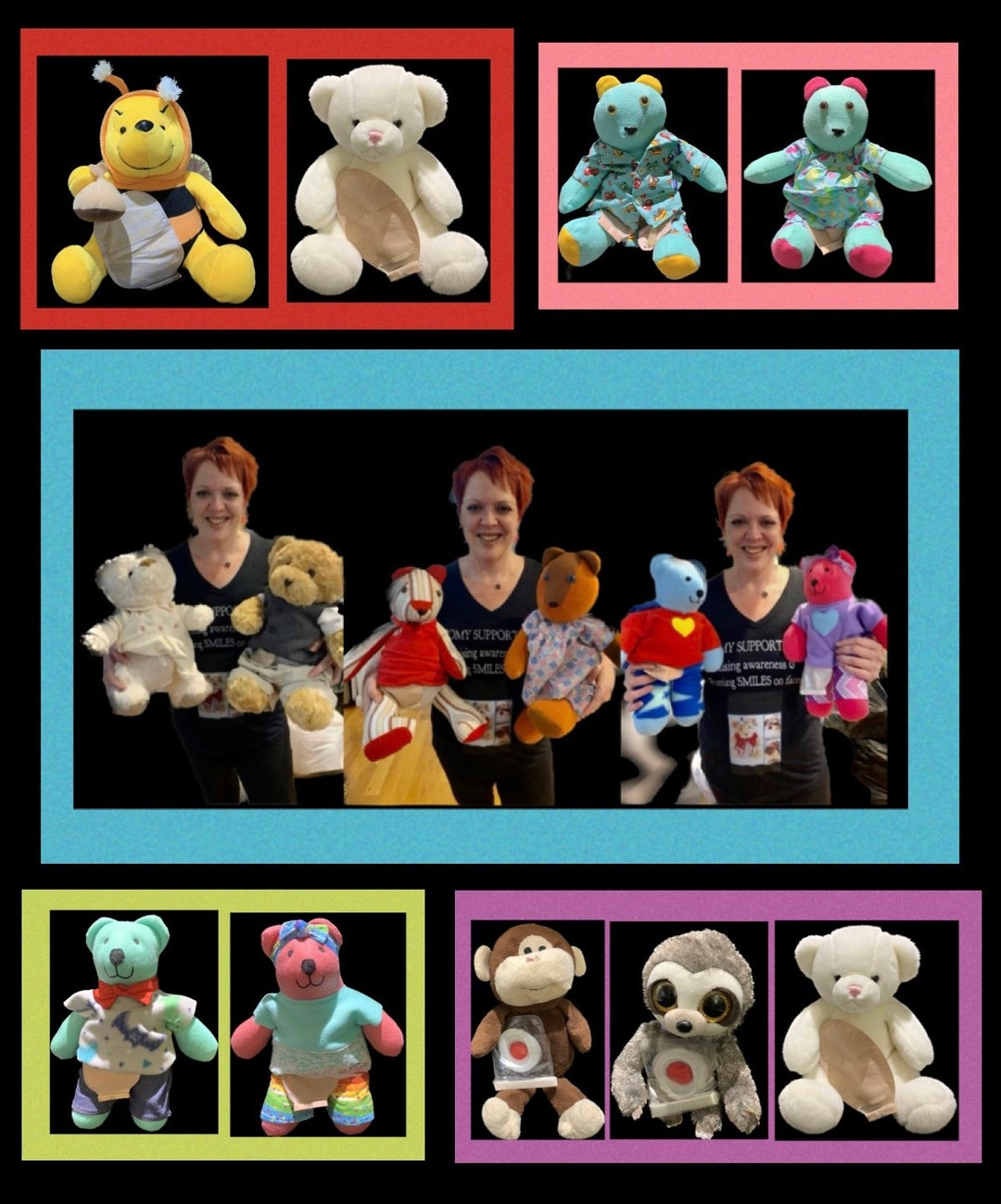 Ostomy Bears. Ostomy Stoma Colostomy Urostomy Crohns Etsy