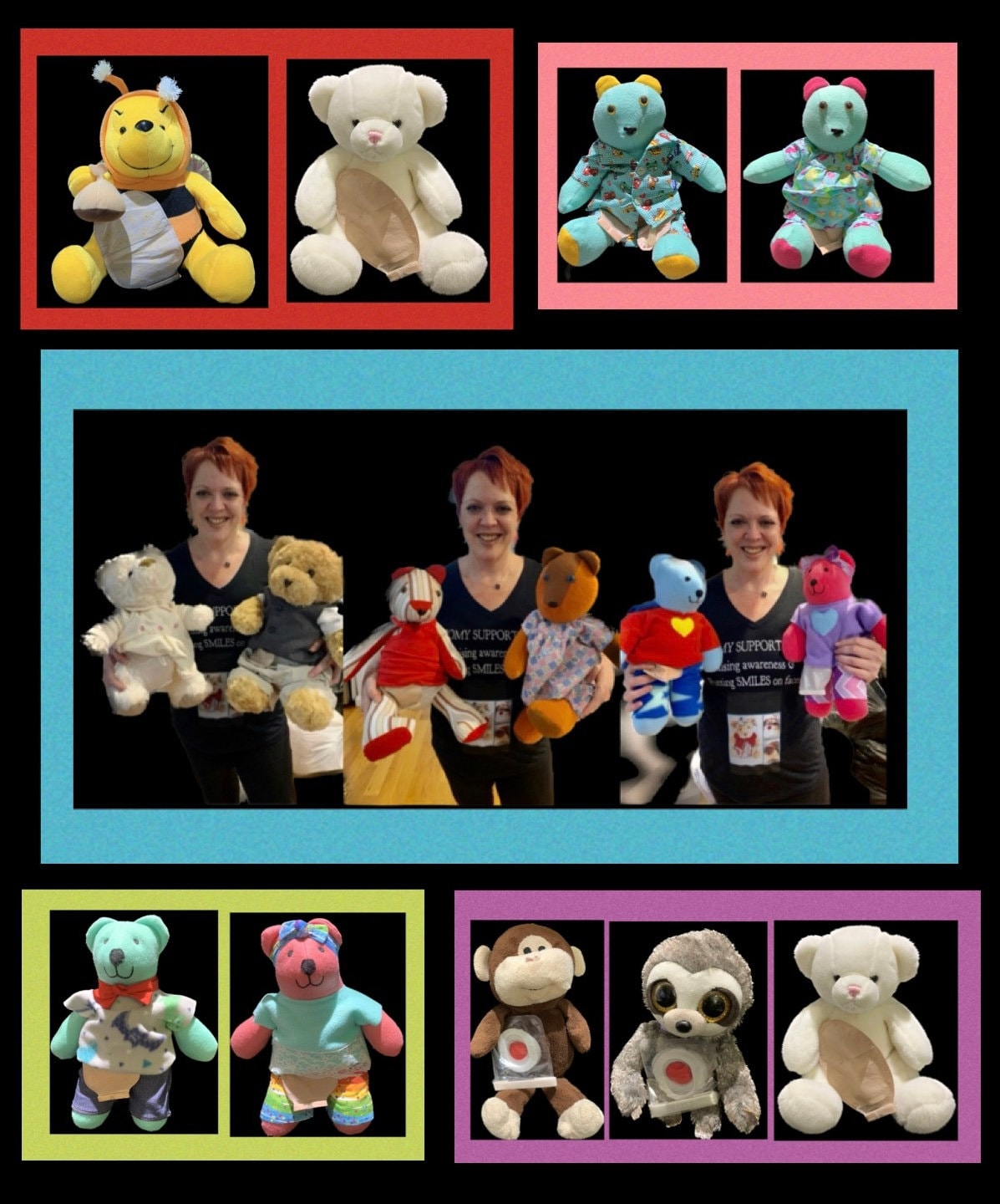 Ostomy Bears. Ostomy Stoma Colostomy Urostomy Crohns Etsy Australia