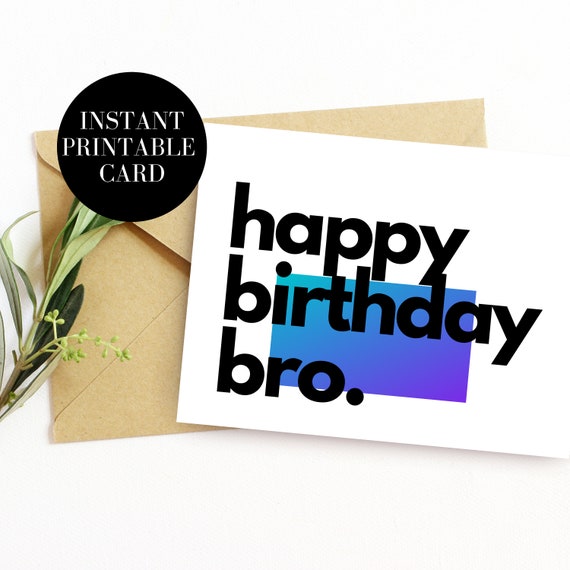 Download Paper Party Supplies Birthday Cards Plant Sketch Printable Card Happy Birthday Grandpa Happy Birthday Card Instant Download Card For Them Printable Greeting Card