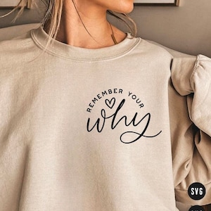 Remember your Why SVG | Inspirational quote SVG Cut Files for Cricut | Positive SVG saying Digital Download