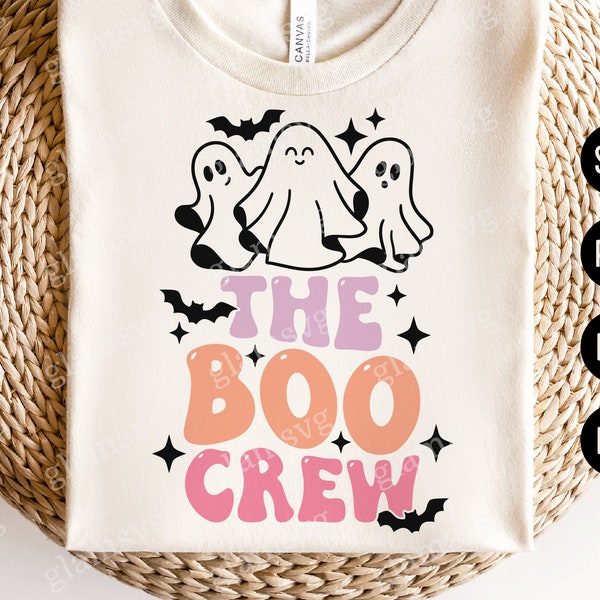 The Boo Crew SVG | Cute Ghosts SVG | Halloween SVG | Digital Download