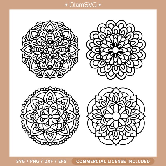Mandalas SVG Bundle | Mandala SVG Cut Files for Cricut