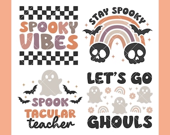 Halloween Sayings SVG Bundle | Halloween Quotes SVG Cut Files for Cricut | Digital Download