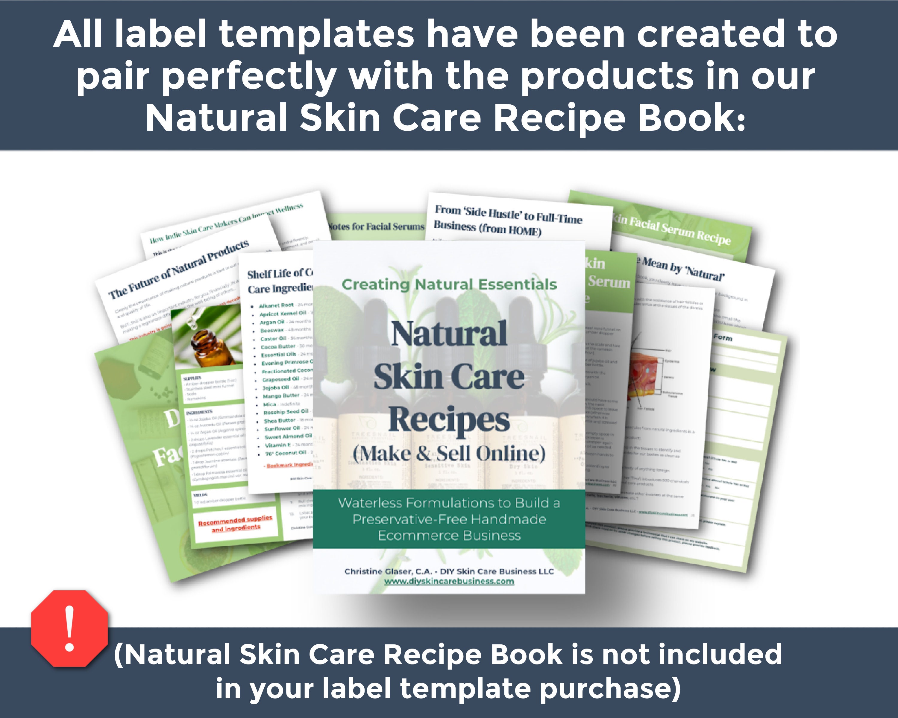 55 Skin Care Label Templates for Handmade Businesses Editable in Canva 