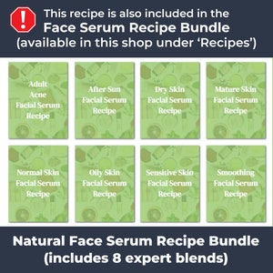 Normal Skin Facial Serum Recipe, 100% Natural Make & Sell Online DIY Serum for Handmade Skin Care Businesses Nourish, Repair, Tone image 6