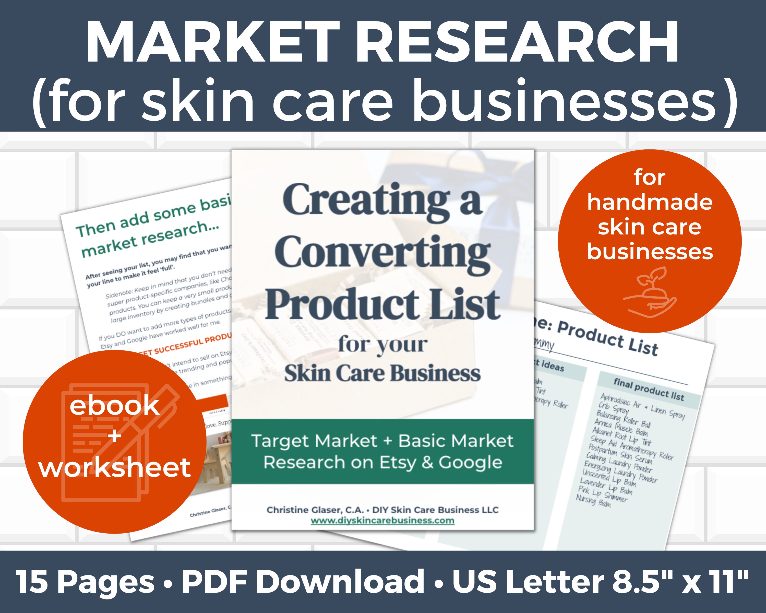 Market Research for Skin Care Businesses What to Make and Etsy