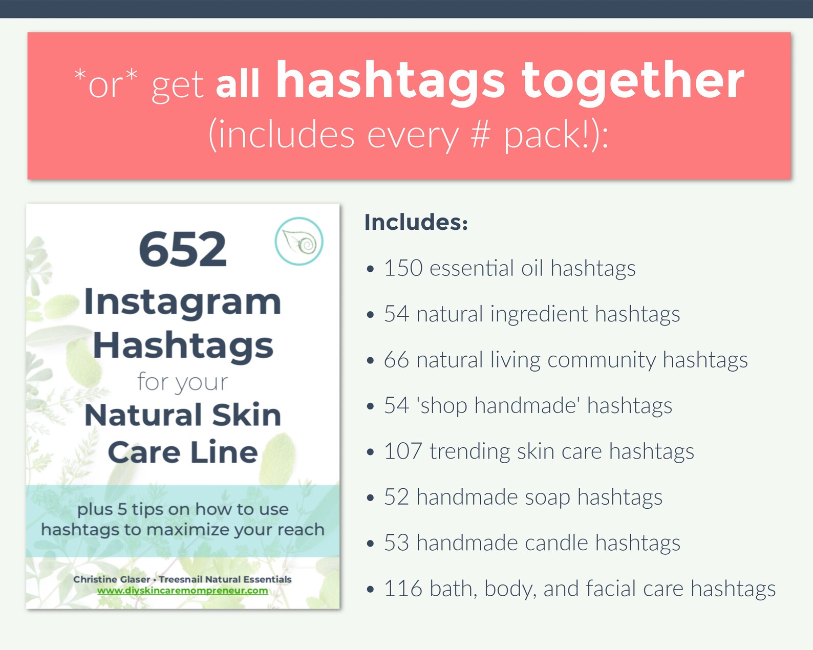 107 Skin Care Instagram Hashtags Includes Skin Care Issues Etsy