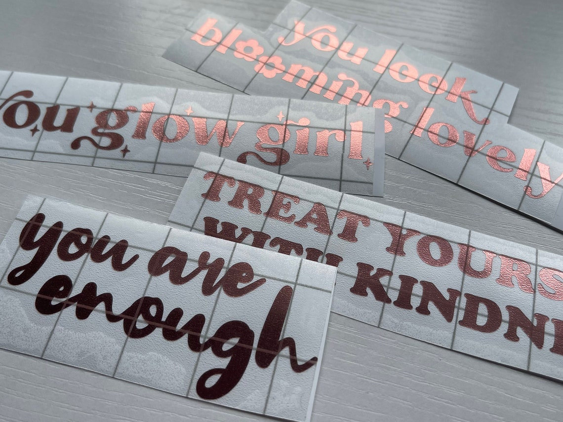 You Look Blooming Lovely Vinyl Decal Mirror Decal Mirror Etsy