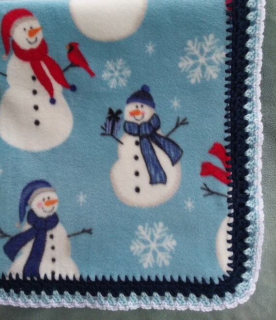 Snowman blanket online