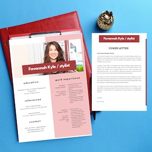 Hairstylist Resume, Modern Resume Template, Esthetician Resume, Beauty Resume, Cosmetology Resume, Makeup Artist Resume, Nail Artist Resume
