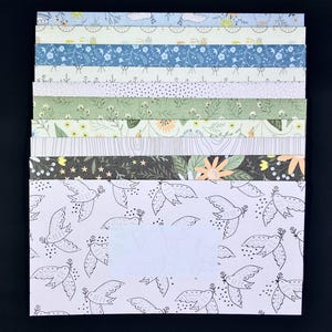 Spring song envelopes, floral, birds, snail mail, happy mail, letter writing, pen pal, handmade envelopes, lined envelopes, pack of 10