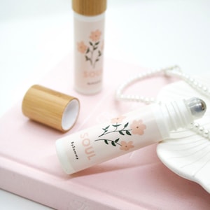 Soul Perfume Oil Roller, Vanilla Bean Orchid, Aromatherapy Roll On, Pulse Point, Perfect Gift, natural, essential oils, 10 ml