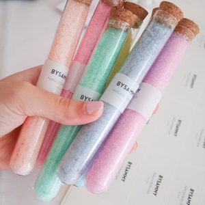 Badesalze, Badepizzer, Regenbogen, bunt, Bath Soak Reagenzglas, Geburtstagsgeschenk, Brautdusche, Hochzeitsgeschenke, Muttertag, Baby shower